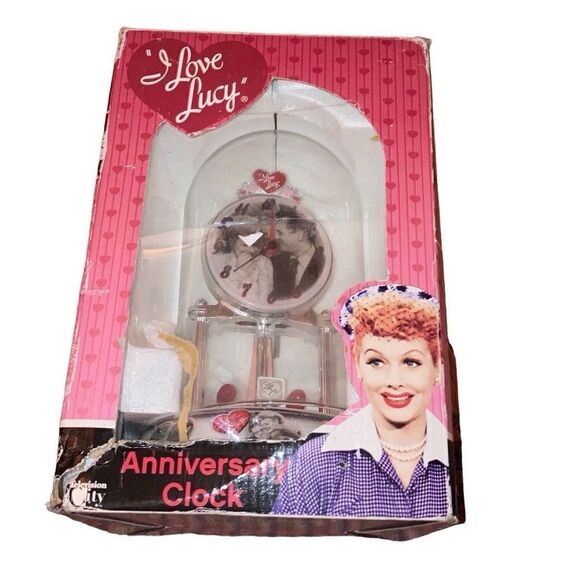 NWT New in Box I Love Lucy Anniversary Vtg Collectible Decorative Standing Clock - Picture 2 of 6